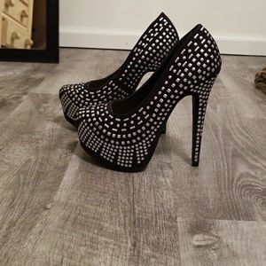 High platform heels